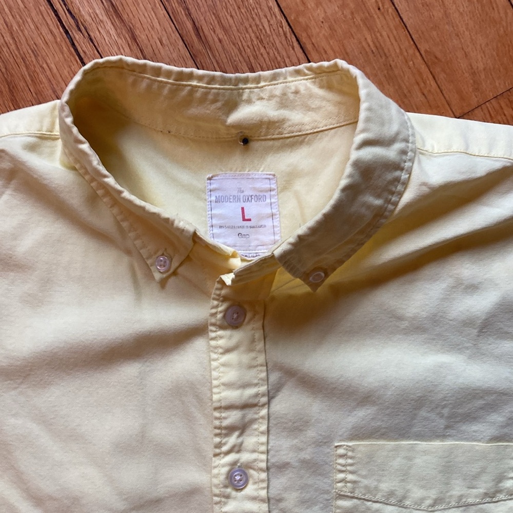 Gap Modern Oxford SS - Butter Yellow